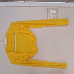 2 shrugs purple and yellow nwot, one size small